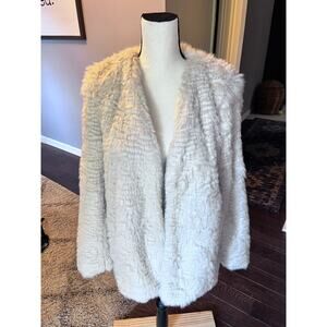 Anthropologie Fur by Urf Noemie Faux Fur Coat size S